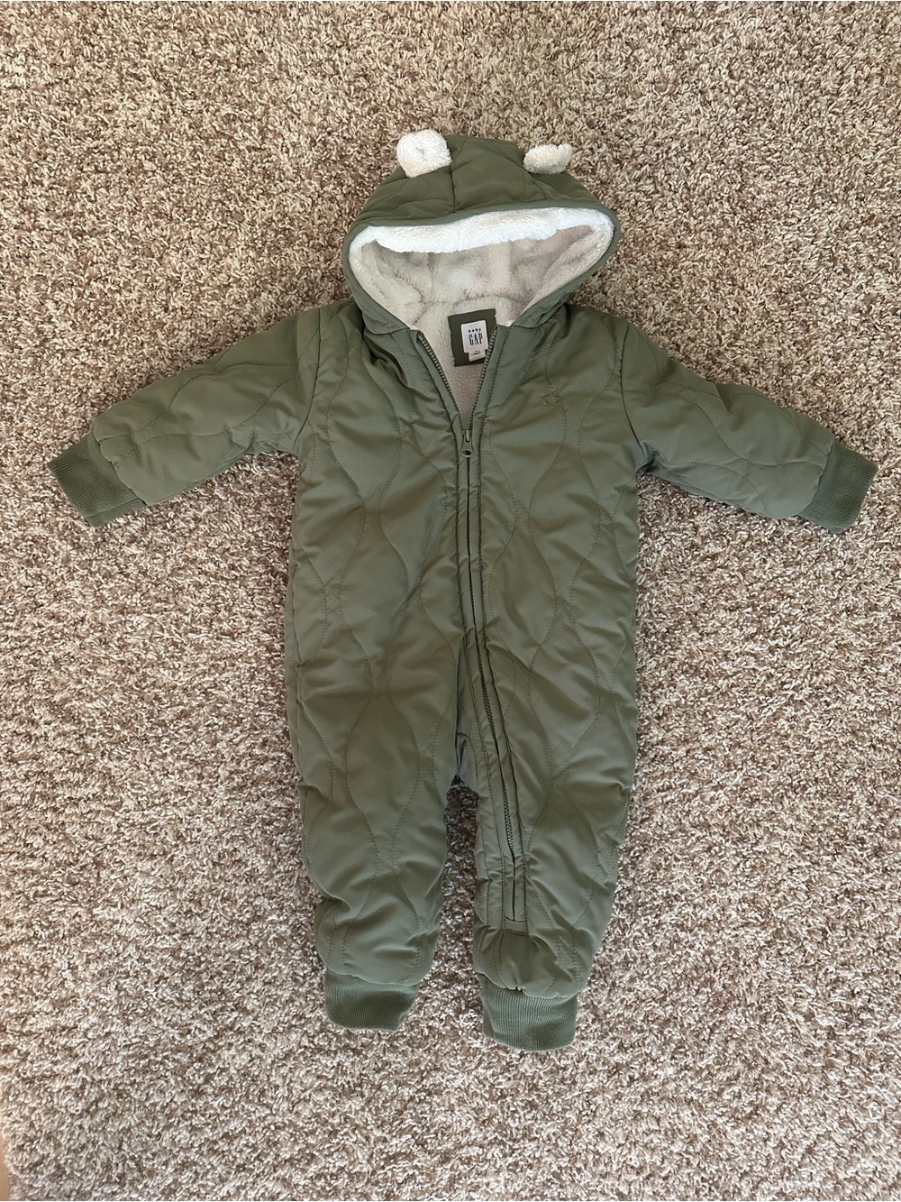 GAP Baby Quilted Bunting (6-12 mos)
